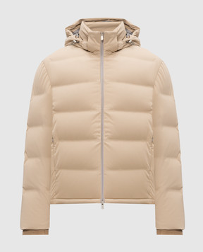 Brunello Cucinelli Пуховик бежевого кольору MV4061836