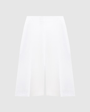 Agnona Білі бермуди з льону T81103XU3049