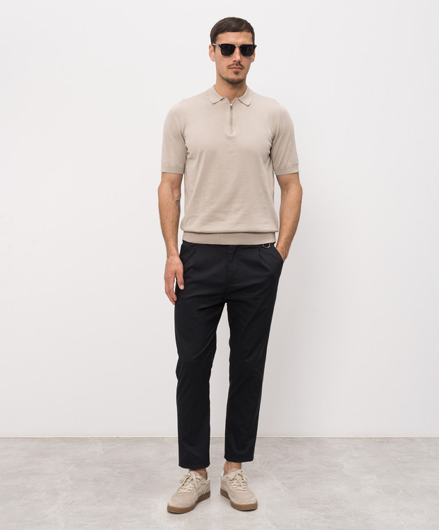 Cashmere&Whiskey Бежевое поло MB004Z изображение 2