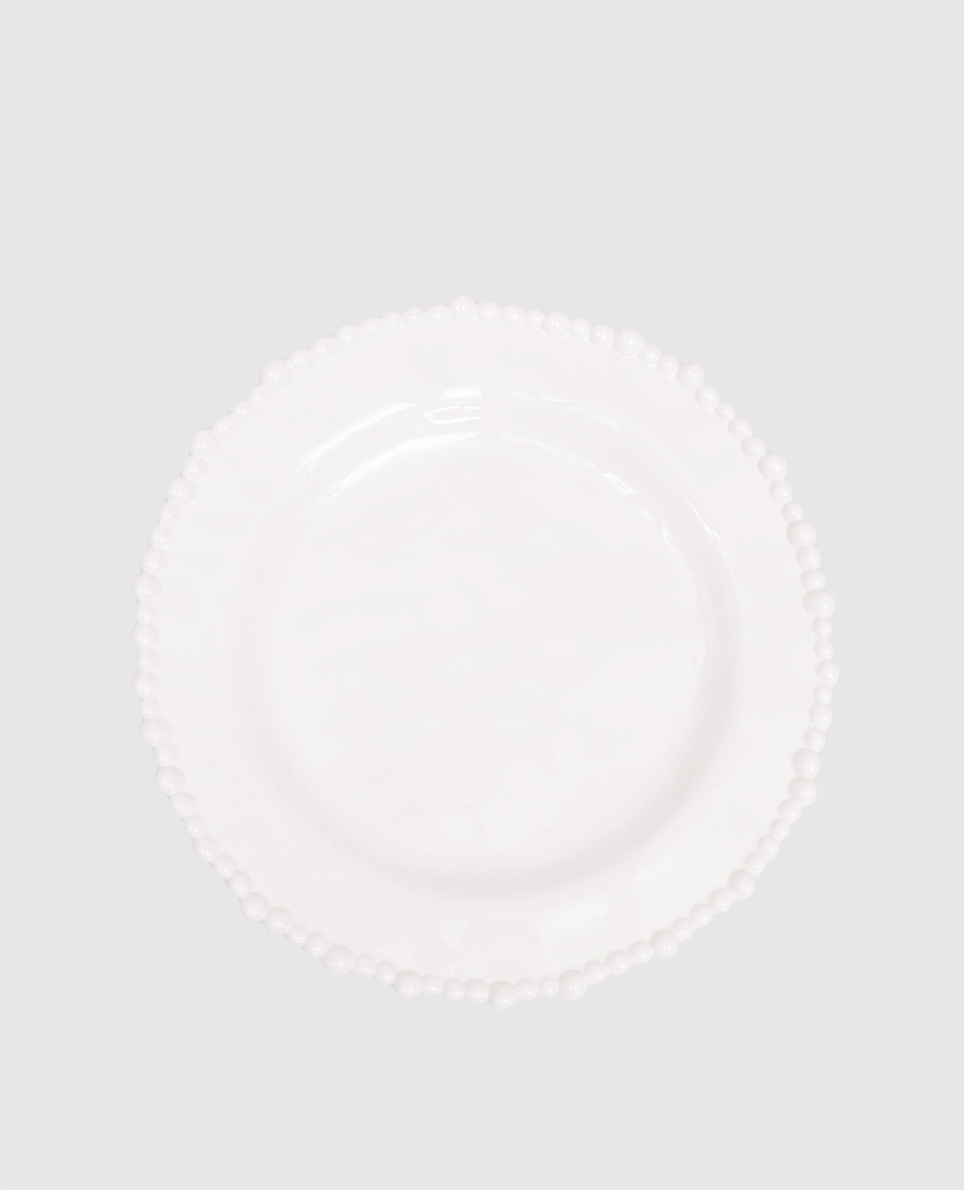 

Белая десертная тарелка Pearl, Белый, Посуда