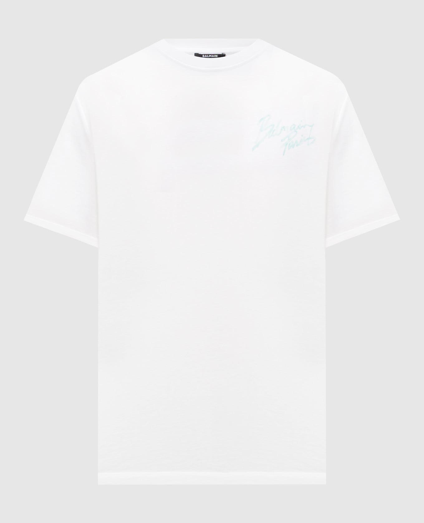 Белая футболка с логотипом