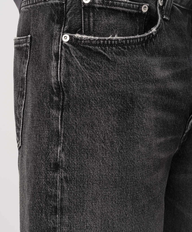 AGOLDE Сірі джинсові шорти Anson A6761346 зображення 5