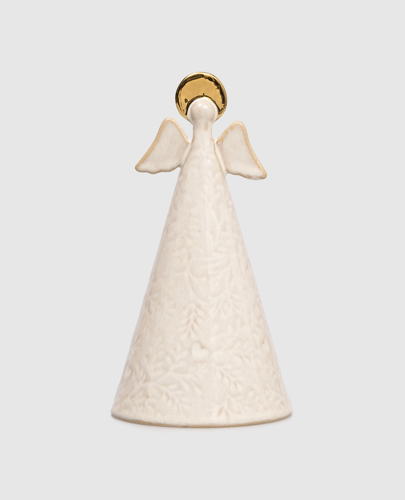 

Бежевая керамическая статуэтка Liza Deco Ангел, Бежевый, Декор