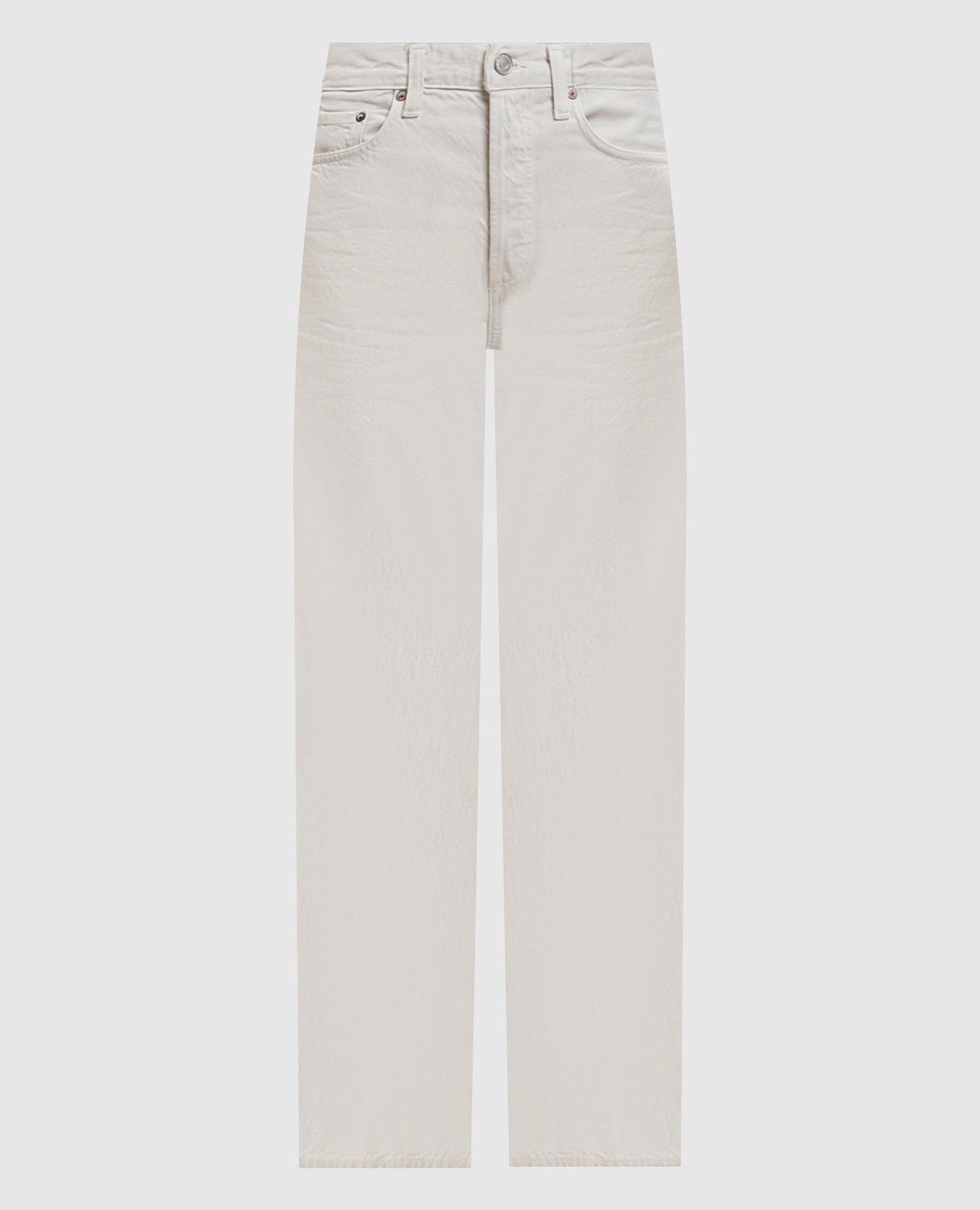 

Белые джинсы Chalk, Белый, Прямые джинсы