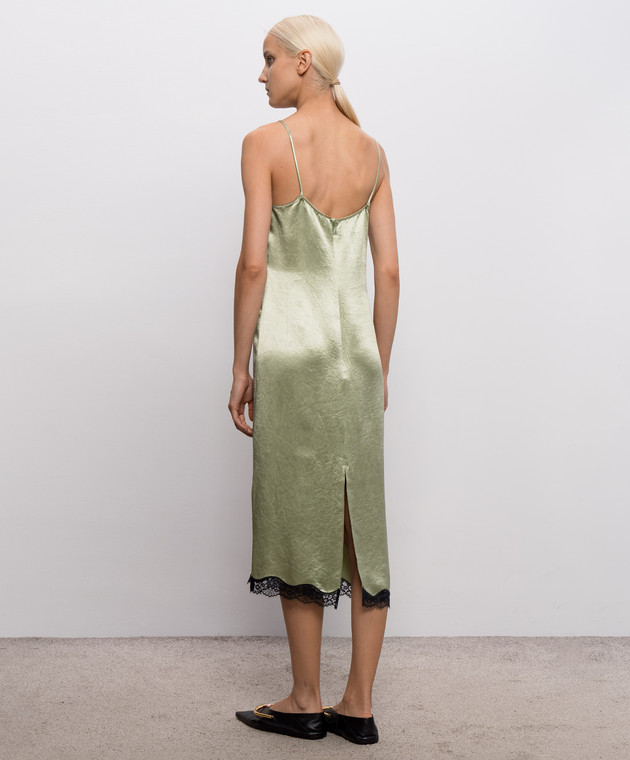 Twinset Зелена сукня з мереживом 262TP2110 зображення 3