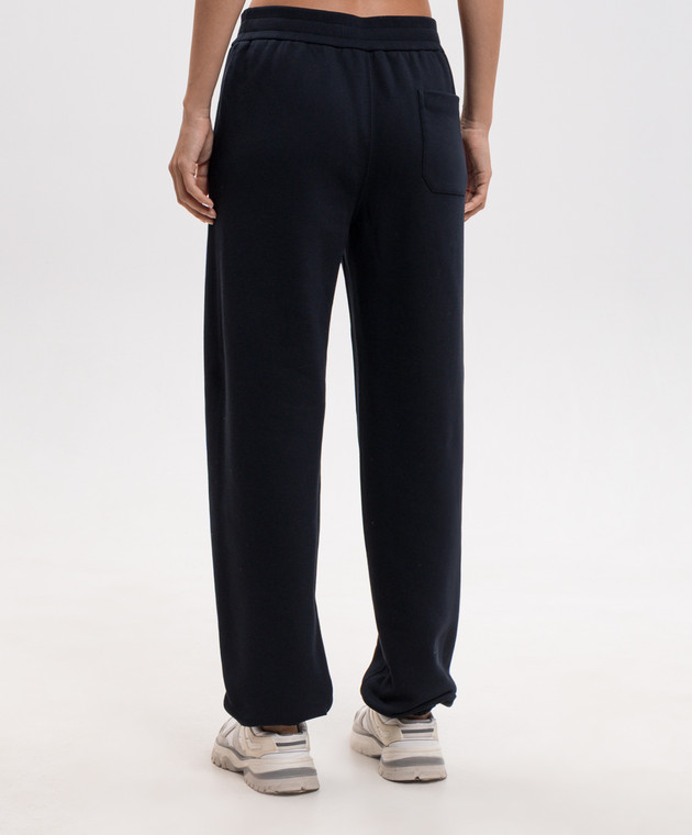 Jil Sander Голубые утепленные джоггеры с принтом логотипа JJ02KA0424J20128 изображение 4