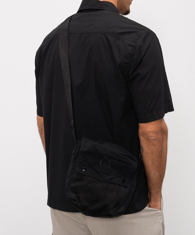 C.P. Company Черная сумка с вышивкой логотипа MAC154A110188M изображение 2