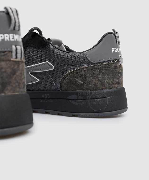 Premiata Чорні комбіновані кросівки NOUS NOUS8122 зображення 5