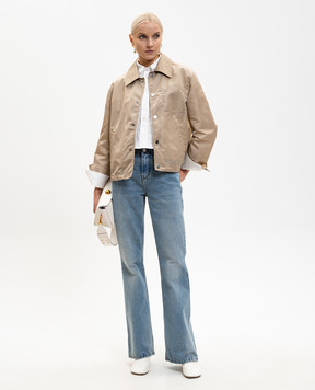 Ami Paris Синие джинсы клеш FTR873DE0046