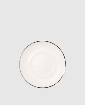 Geminiano Cozzi 1765 Біле порцелянове блюдце для кави Ducale JQCGP069071