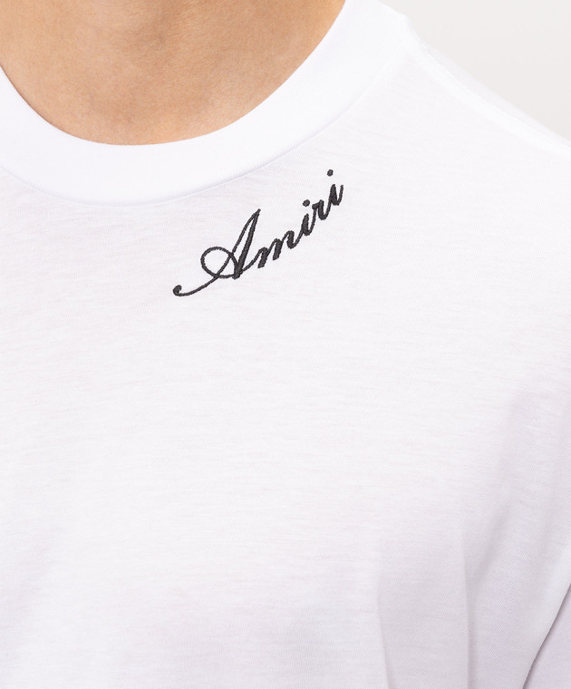 AMIRI Біла футболка AMTOJR1164 зображення 4