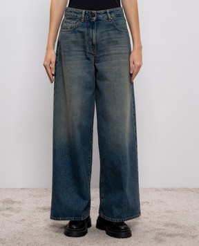 Peserico Синие джинсы с эффектом потертости P04114L79Q04962