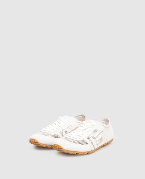 Balmain Серые комбинированные кроссовки Racer 45 GN1VI761THCM