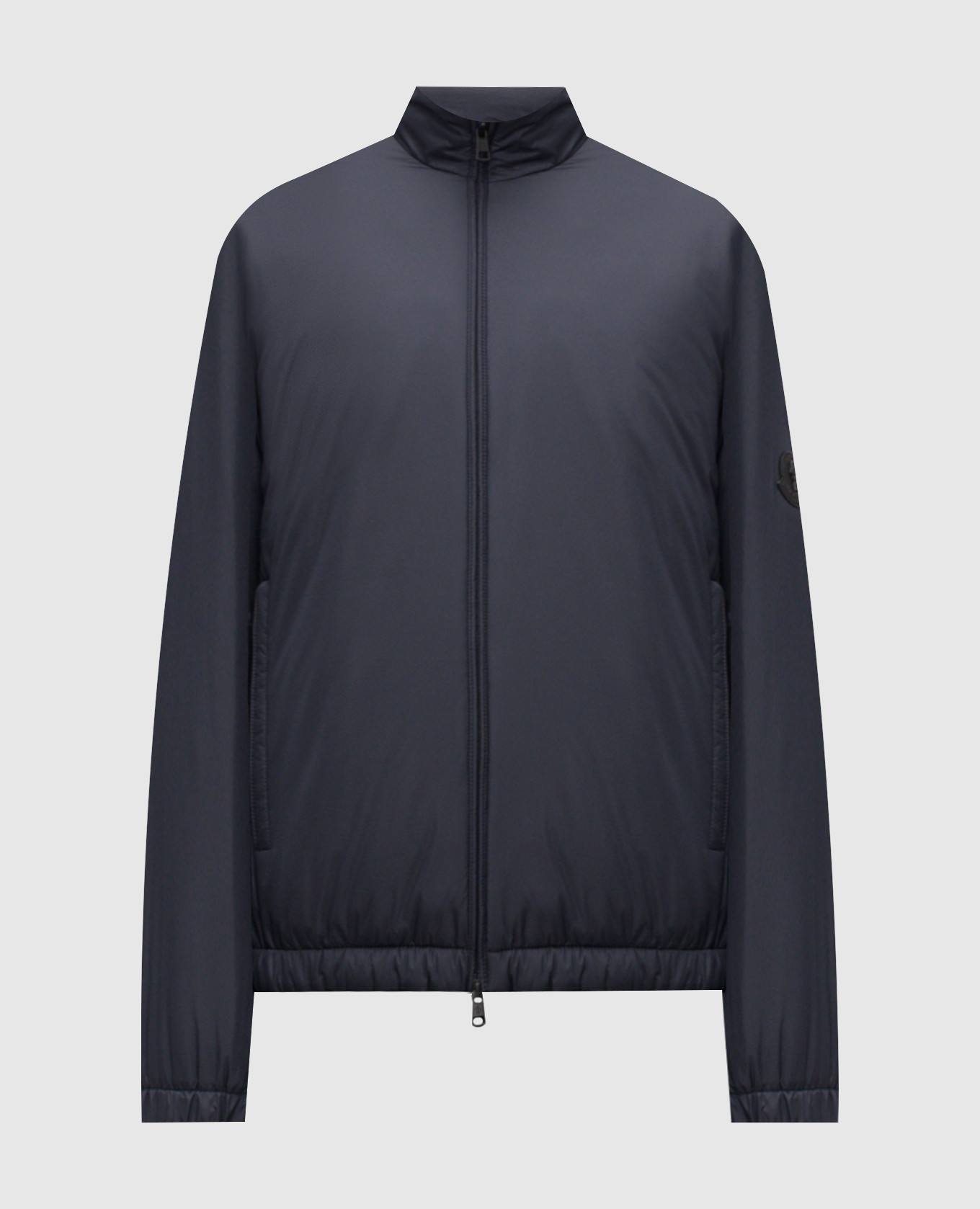 Синяя пуховая куртка