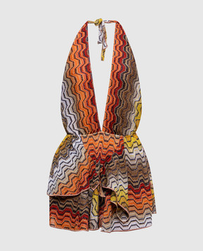 Missoni Сукня з відкритою спиною у візерунок з люрексом MS26SQ24BR015D