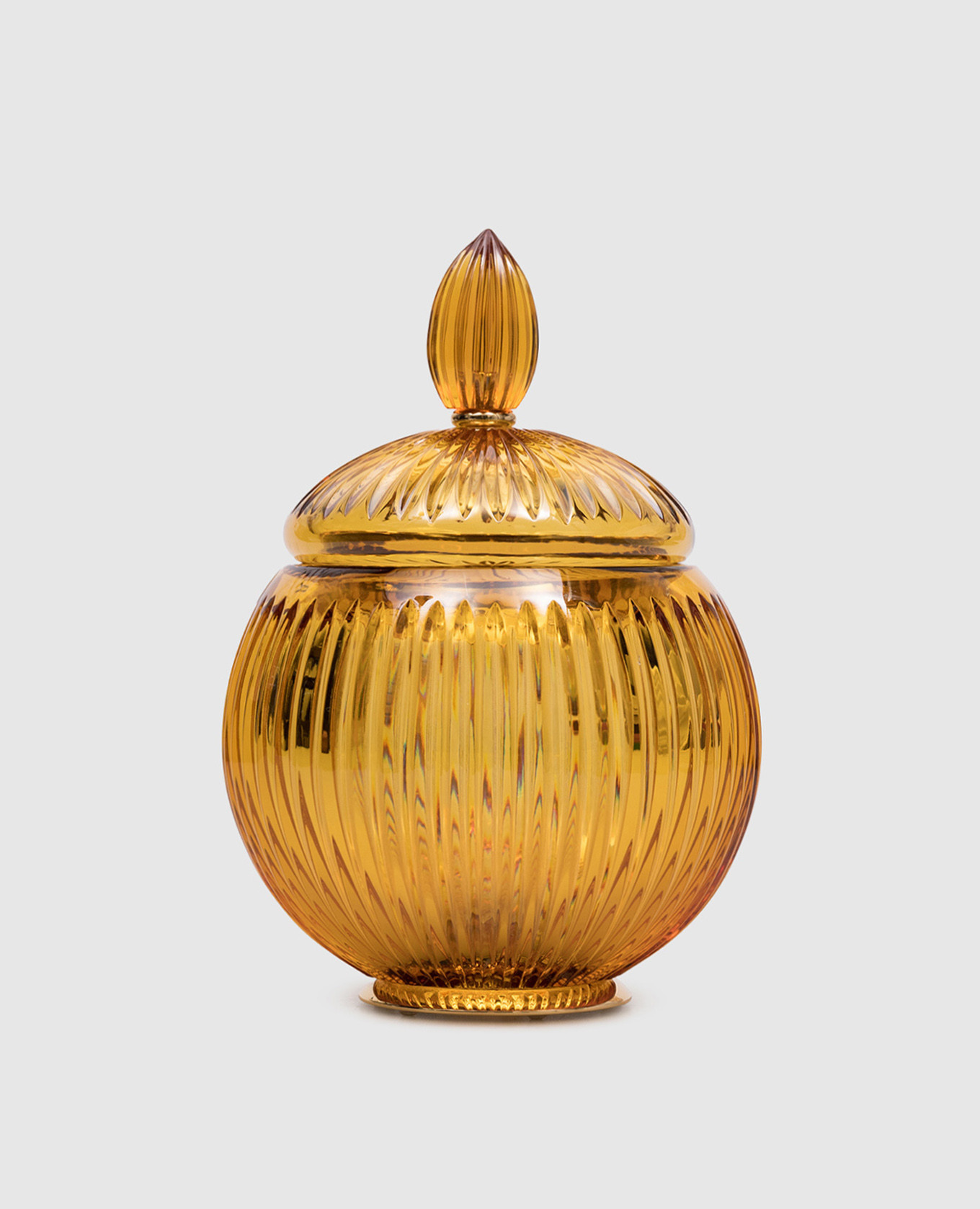 

Желтый хрустальный органайзер для ватных дисков и палочек Elegance, Ванные принадлежности