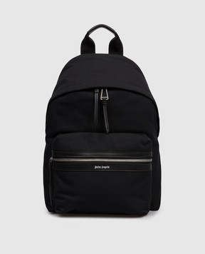 Palm Angels s Чорний рюкзак з контрастним логотипом PMNB015C99FAB001