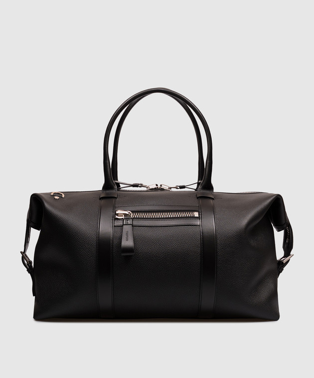 Tom Ford Черная кожаная дорожная сумка H0775LCL213S