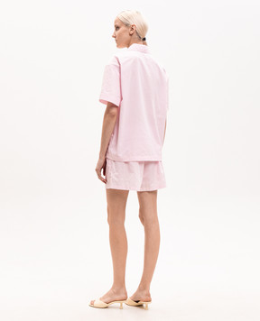 Dore & Rose Розовая пижама в полоску SHORTSLEEVESTRIPEDPJSE