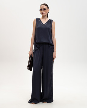 Peserico Сині палаццо з ланцюжком моніль E0426101940