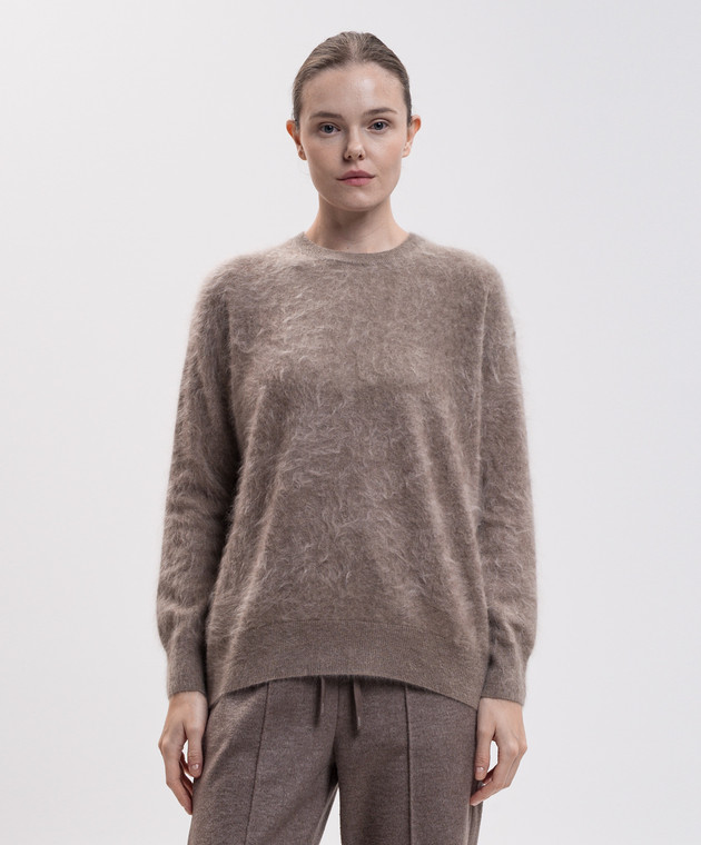 Max Mara Коричневий светр CHICCA з кашеміру SMMCHICCA зображення 3