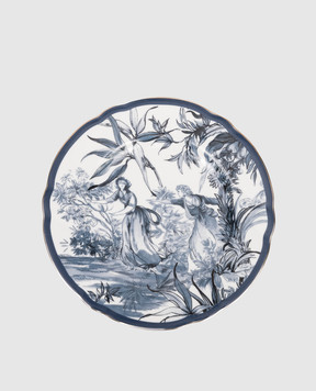 Baci Milano Біла порцелянова обідня тарілка PLA1VER01