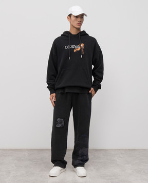 Off-White Сіре худі Cupid Arrow 44MBB085F5F011