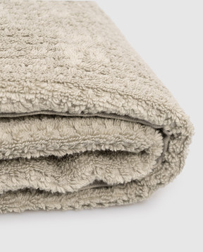 L'Appartement Махровий рушник Texture кольору хакі TEXTURECOTTONBATHSHEET