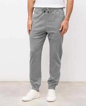 ISAIA Сірі меланжеві спортивні штани MP0034J0300