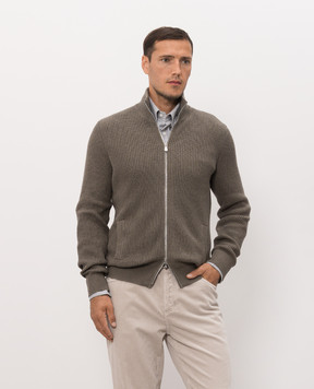 Brunello Cucinelli Кардиган кольору хакі MNI709716