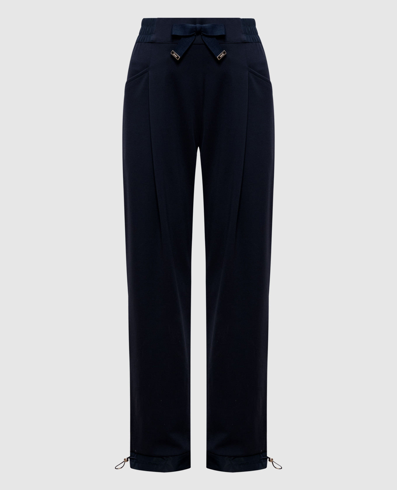 Голубые джоггеры с нашивкой логотипа