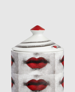 Fornasetti Ароматична свічка - Bocche Décor в керамічному свічнику FPSM005YFP