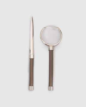 Giobagnara Коричневий шкіряний офісний набір DSLINTRV24DSMINTRV24