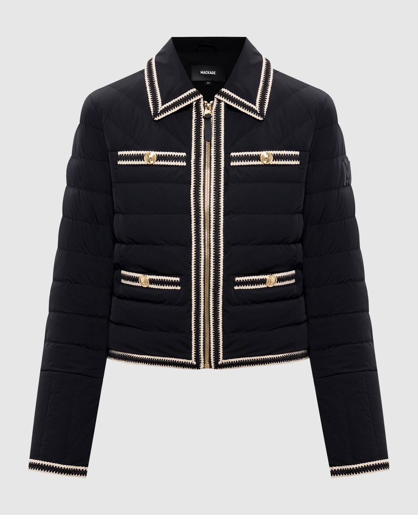 Черная пуховая куртка PETUNIA