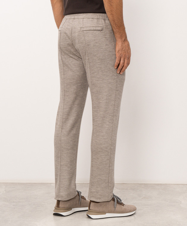 Doriani Cashmere Бежеві штани з вовни P214TJ3F18TJ3 зображення 4