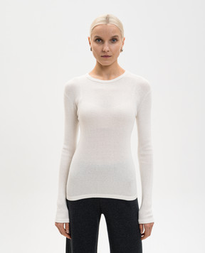LISA YANG Білий джемпер Vivian з кашеміром 2025146