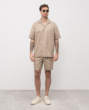 ISAIA Бежевые шорты PNC021P9100