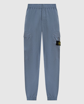 Stone Island Голубые джоггеры с логотипом L1S153100031S0003