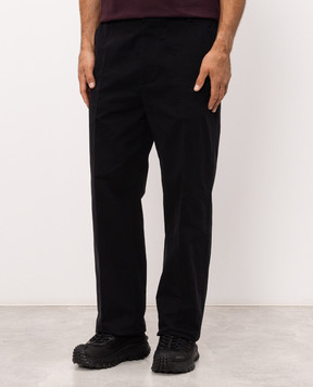 Moncler Черные брюки с нашивкой логотипа L20912A00014599P6