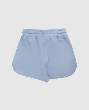 Off-White Детские голубые шорты с принтом Off 44GCI001S26F001