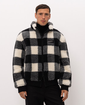 Givenchy Куртка в клітинку з вовною BM01HU31AY
