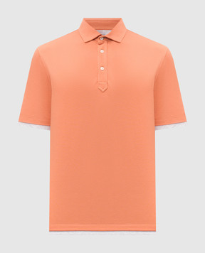 Brunello Cucinelli Оранжевое поло ME8543966