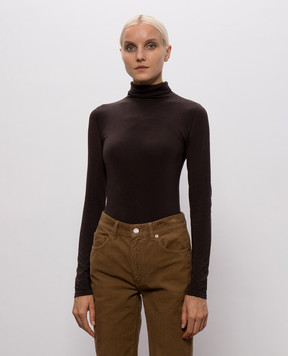 Wolford Коричневый боди 75084