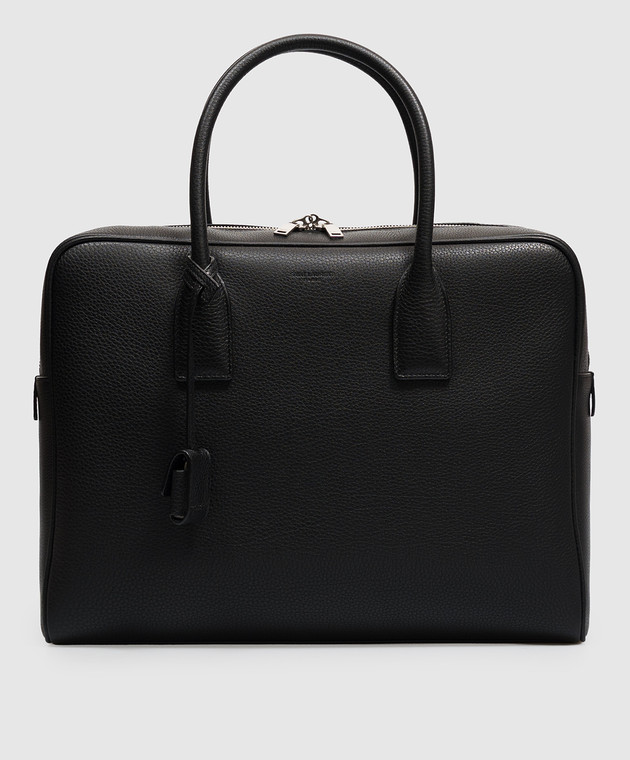 Saint Laurent Чорний шкіряний портфель A003Z0AAGAD