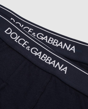 Dolce&Gabbana Набір синіх трусів-боксерів M9C07JONN95