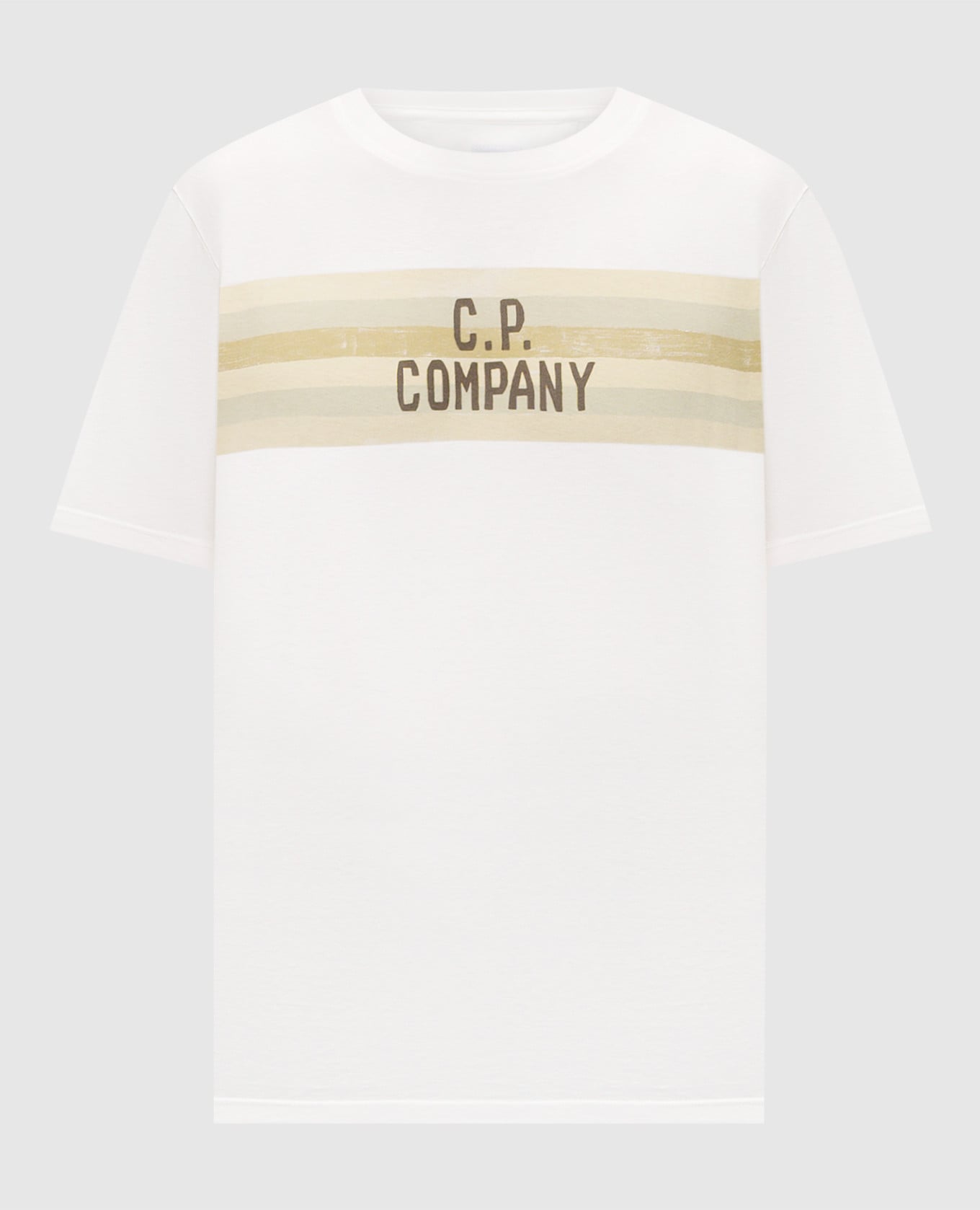 Белая футболка с логотипом