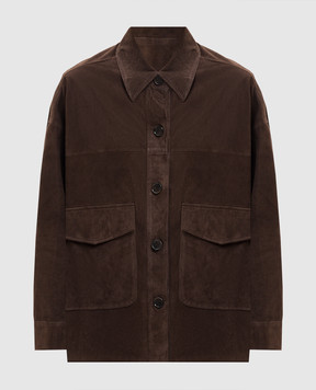 ARMA Коричнева замшева сорочка Kaylee 024L26102502
