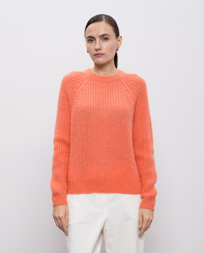 Peserico Розовый свитер с шерстью альпаки S99481F0509087