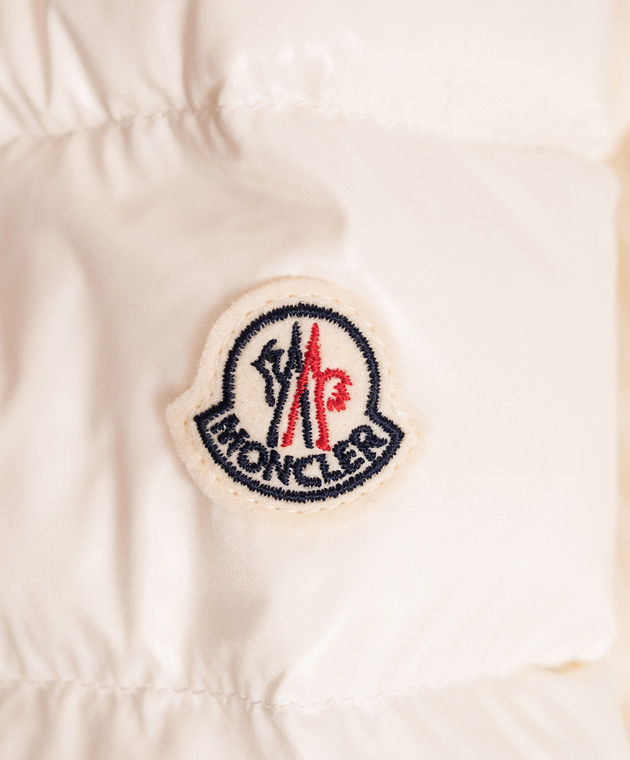 Moncler ENFANT Детский пуховик Emma цвета айвори L29511C00004597Z8 изображение 3