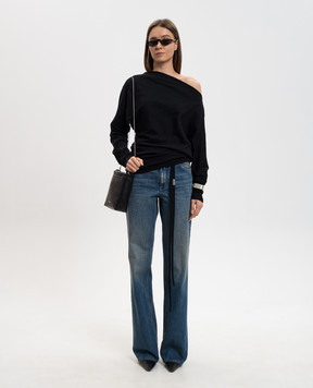 Ann Demeulemeester Синие джинсы Vive с эффектом потертости B0013781FA720